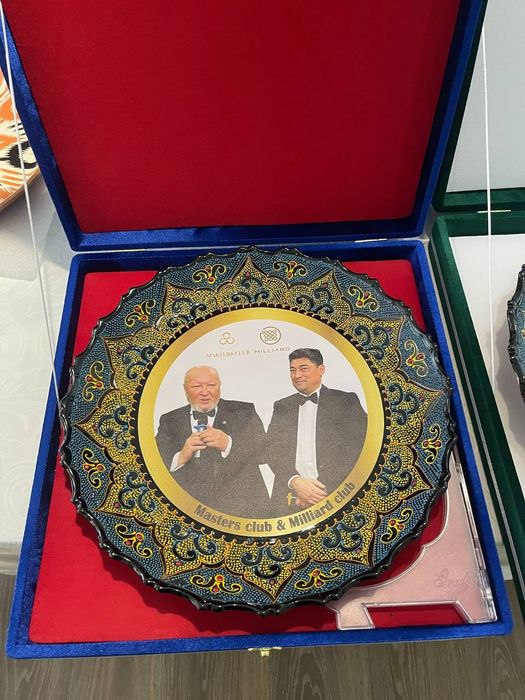 Лаган ва вазага   лого бренд ва расм тушириш хизмати