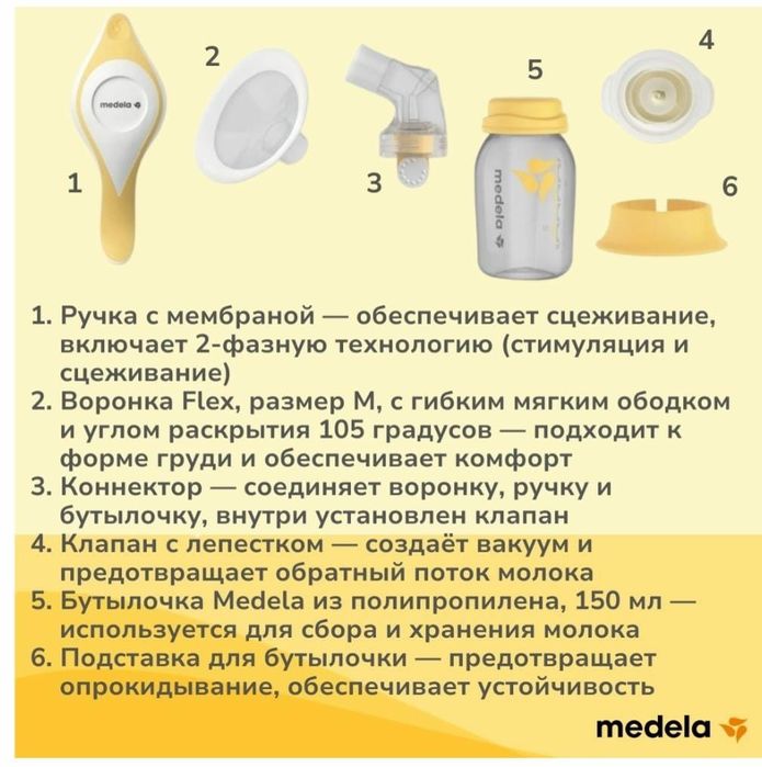Молокоотсос Medela harmony