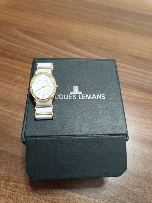 Ceas damă Jacques Lemans model 1-1819 Gold / Ceramic
