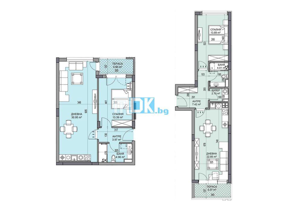 Продава се Двустаен апартамент в Пловдив, Кършияка - 78 кв.м за 736 €/кв.м - Снимка #2