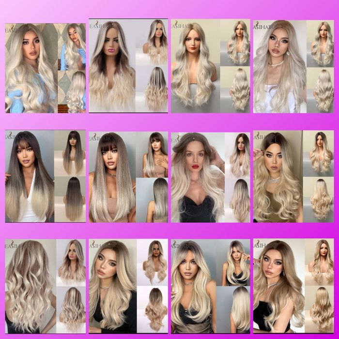 Хвосты, парики, накладные волосы.