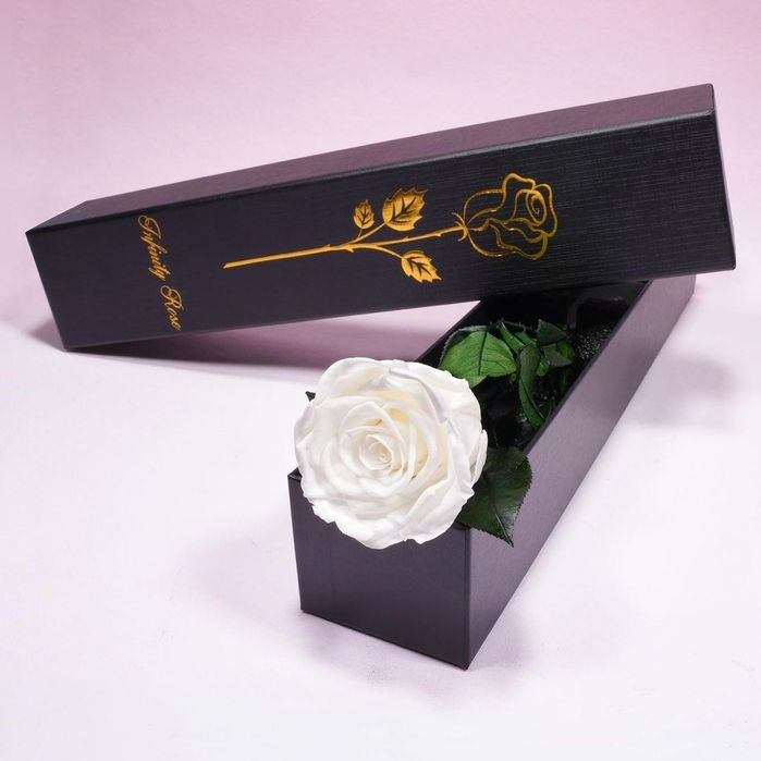 Cadou Yamonic Infinity Rose pentru femei – Alb, Nou, Sigilat