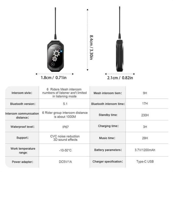 EJEAS GY118 Индустриален интерком за комуникация