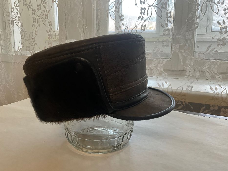 Шапка мужская с мехом