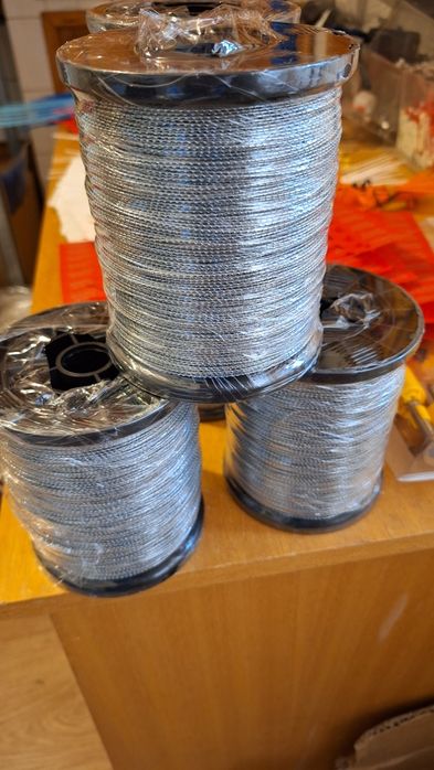 Неръждаема поцинкована  Пломбажна тел на макара.