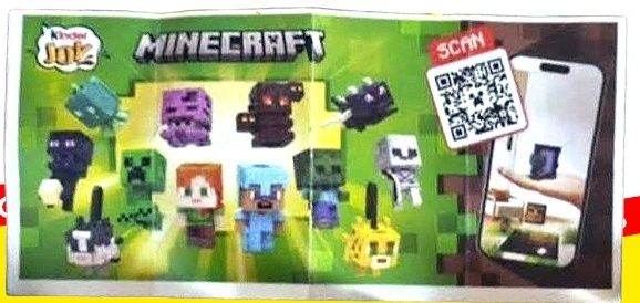 Продам фигурки маенкрафт киндер дой