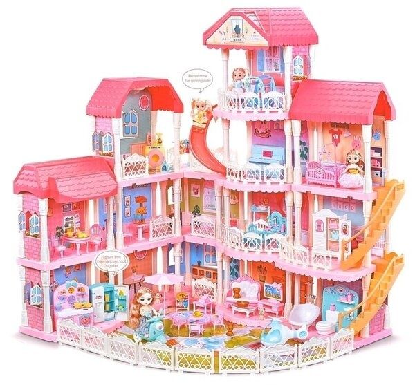 Игровой набор «Кукольный домик» с мебелью и персонажами, 7007 / 93 х 7