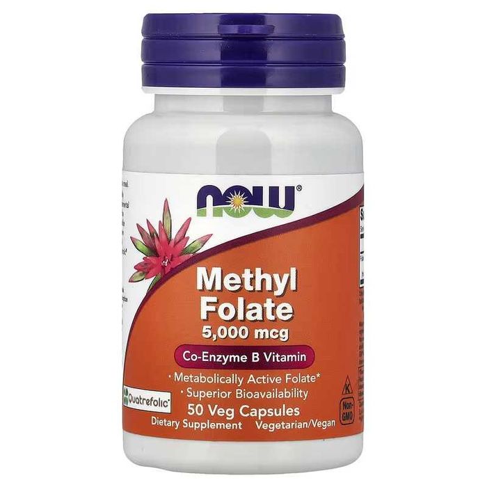 NOW Foods Methyl Folate метилфолат metilfolat metil