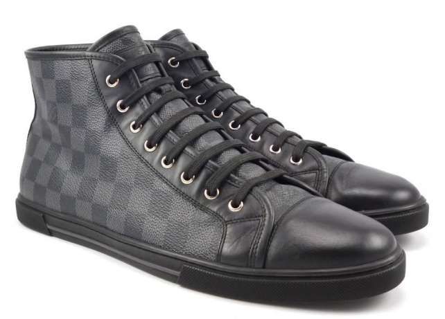 LOUIS VUITTON ,Damier High Top men sneakers !! гр. Русе Дружба 1 • www.waldenwongart.com