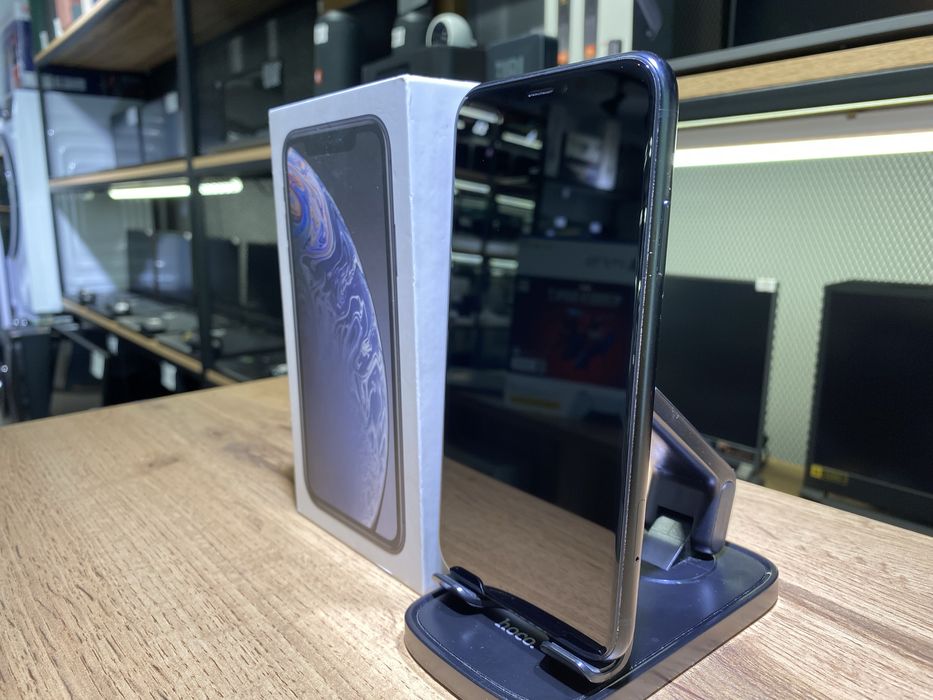 iPhone XR, 64 GB, черный, АКБ77%, 10528/А10