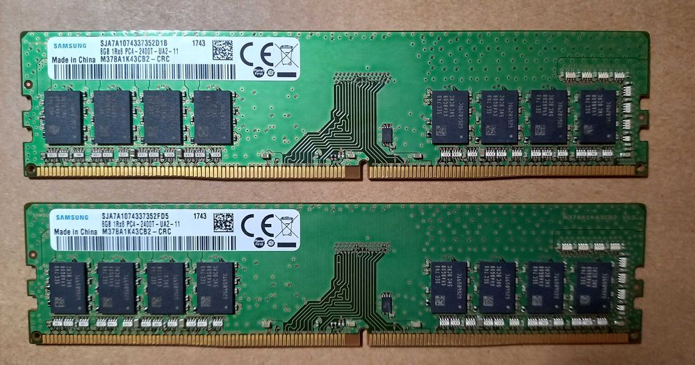memorie ram PC desktop 8GB , kit 16GB DDR4 samsung hynix micron