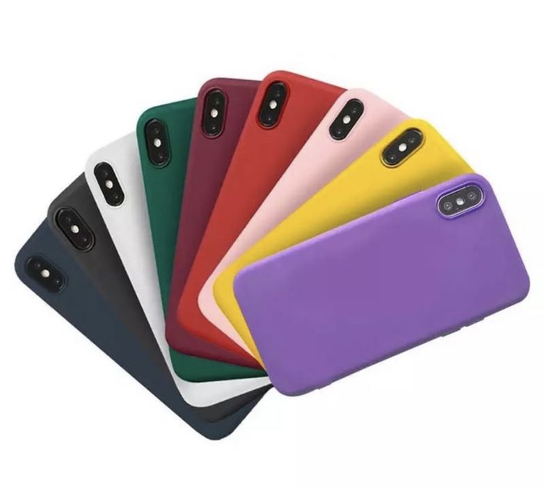 Husa Silicon Guardian Catifea + Folie Sticla 21D Iphone X XS XR XS MAX