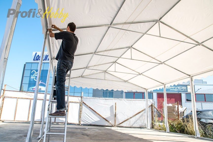 Шатра 6X8 м PROFESSIONAL - 2.6м височина на страниците