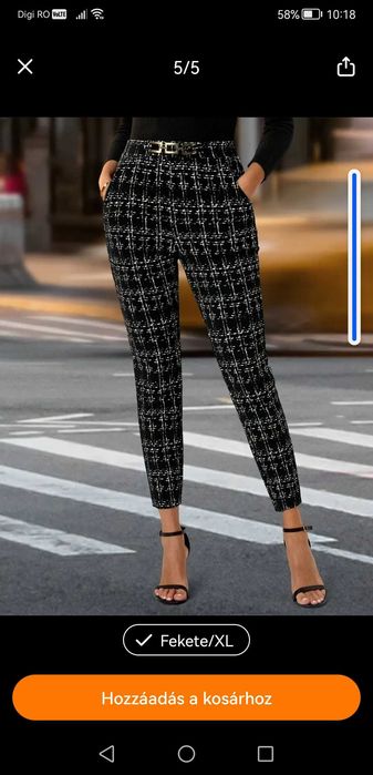 Pantalon nou, elegant