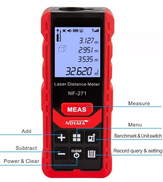 Лазерен метър Noyafa distance merer