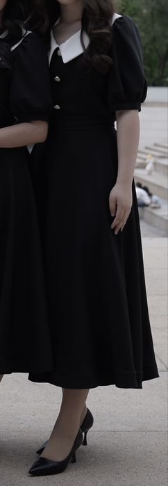 Красивое платье с поясом