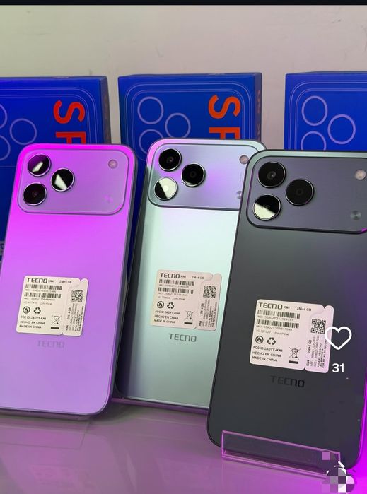 Bepul dostavka Tecno Spark 50