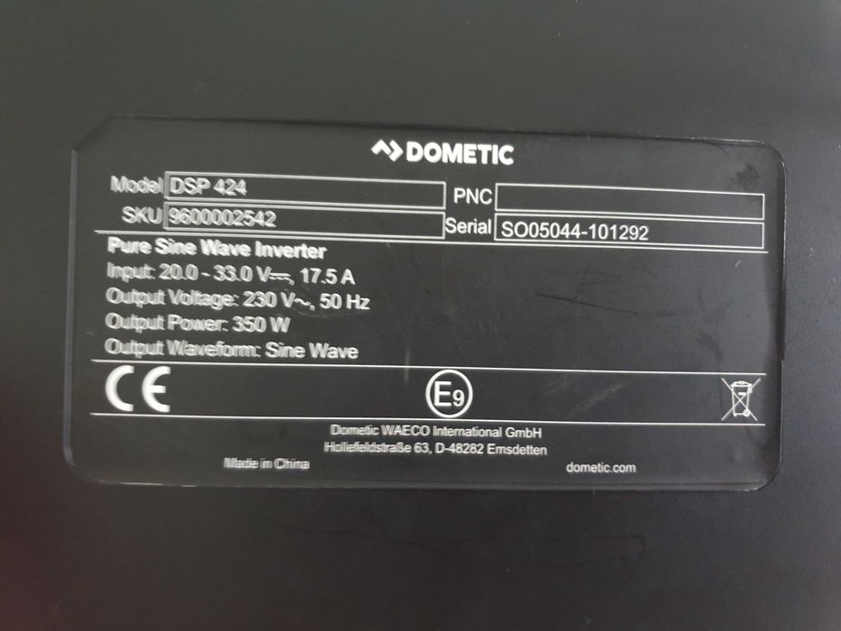 Invertor unda sinus pur de la 24V la 220v 350W