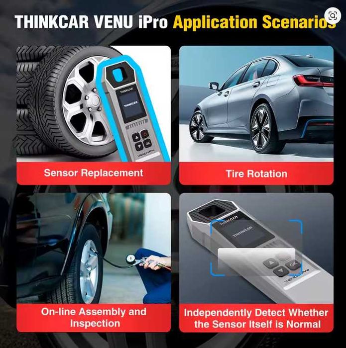 THINKCAR Venu iPRO за TPMS датчици