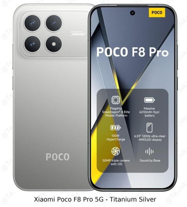 Xiaomi Poco F8 pro 12/512 silver