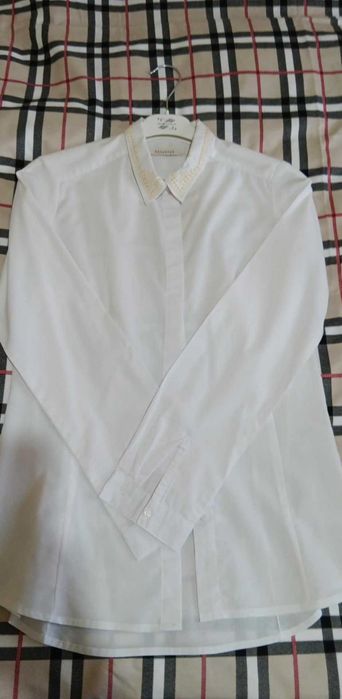 Cămașă Reserved, culoare albă, mărime 36, stare foarte bună