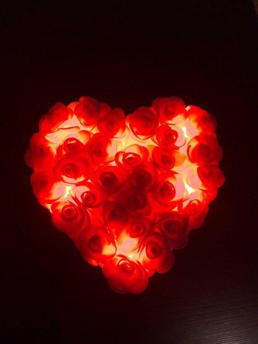 Ръчно изработени светещи сърца