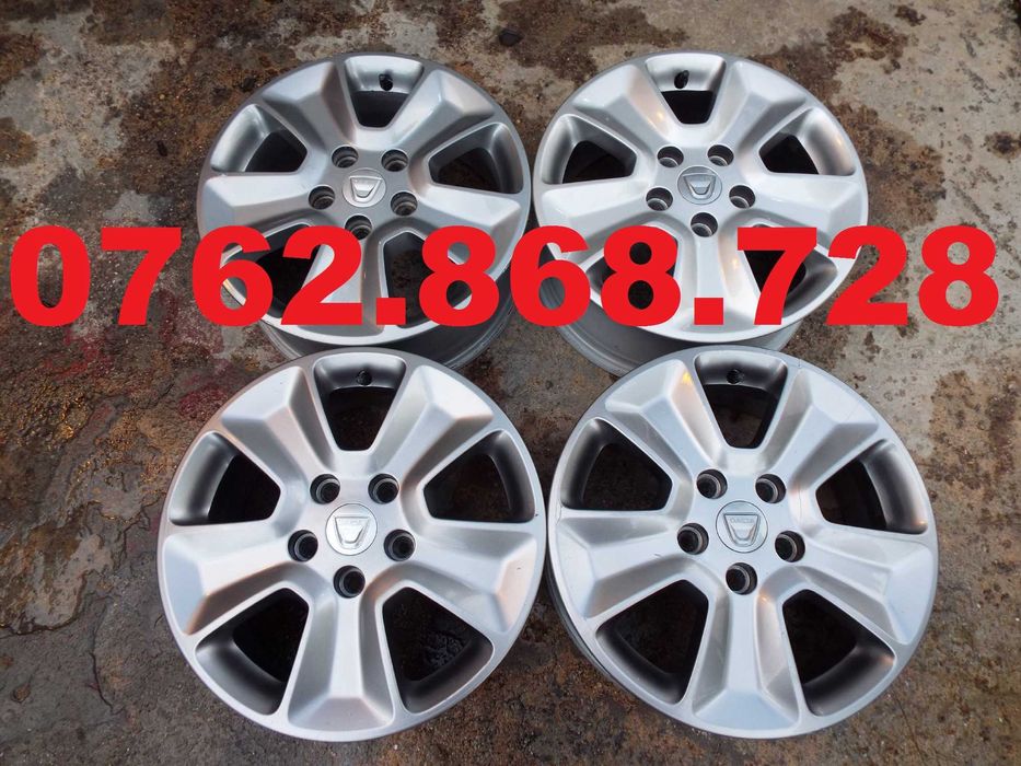 vand 4 jante pe 16" originale dacia duster + senzori presiune pret 2000ron