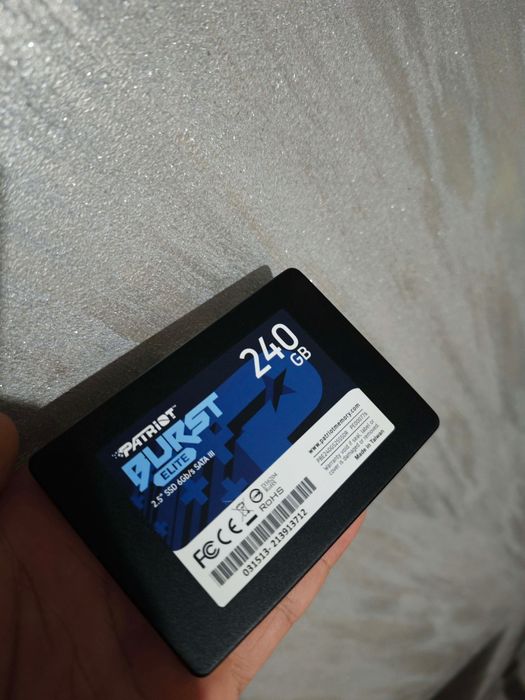SSD Patriot Burst Elite 240GB SATA III 2.5" - 100%