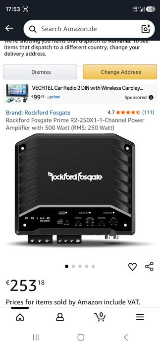 Vând două subwoofer gladen si amplificator