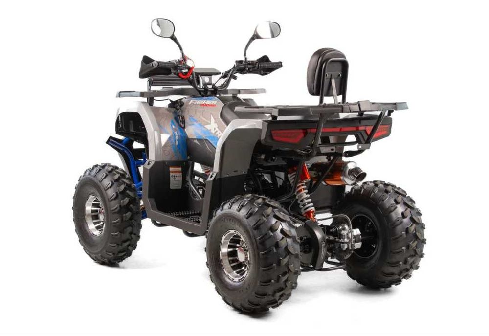 ATV XTR Pro Farmer 019, roti 8 inch, 150cc, 3+1 viteze, gri/albastru