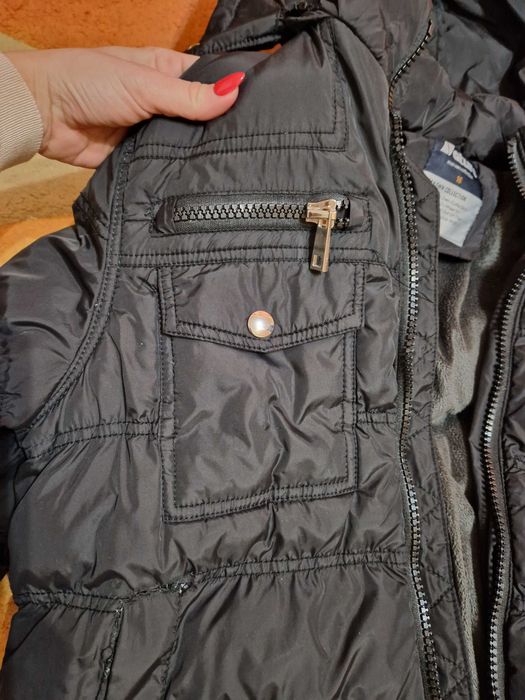 Мъжко черно, зимно яке