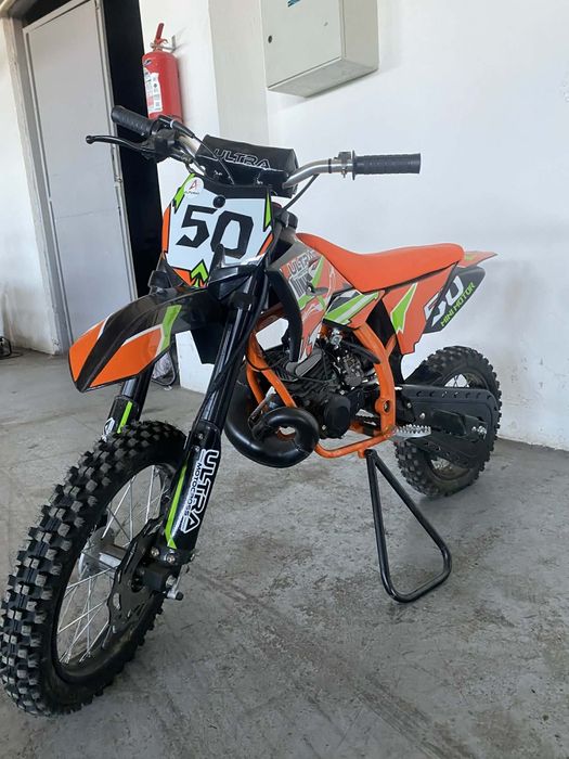 Motocross pentru copii Ultra 50cc 2 Timpi Kixkstart Nou din Germania
