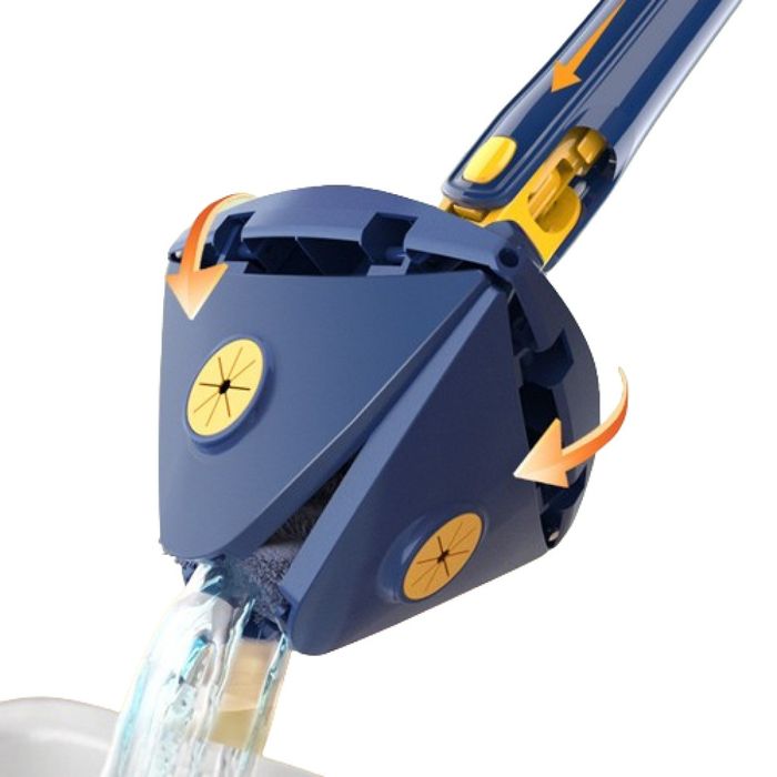 Разтегателен триъгълен MOP за почистване 360° с 3 парцала ПРОМОЦИЯ!