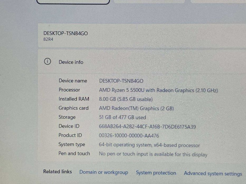 Lenovo IdeaPad 1 15SAL07 - KLI Amanet