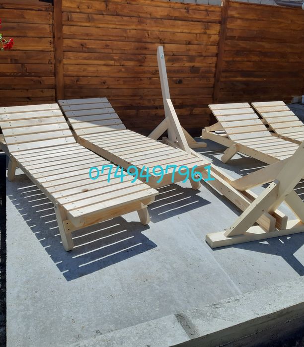 Sezlong Lemn Masiv Construit Corect  Lemn Certificat Clasa A