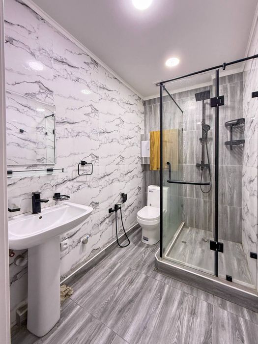 2 комнатная 64м2 Ташсельмаш, евроремонт, раздельные комнаты