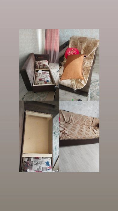 Продам куханный шкаф и диван 20000