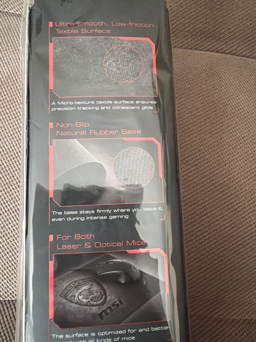 Подложка за мишка Msi Gaming и ссд 512 гб