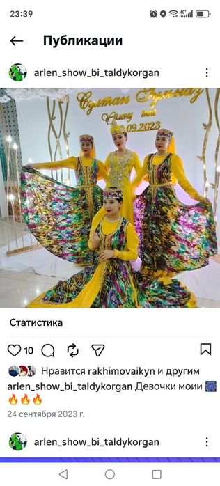Костюмы танцевальные