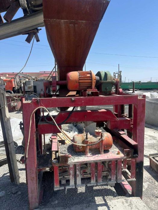 Шлакоблок станок миксер паддон