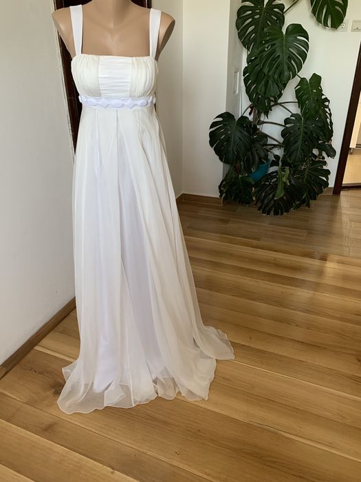 Rochie mireasa, cununie civila din matase, noua