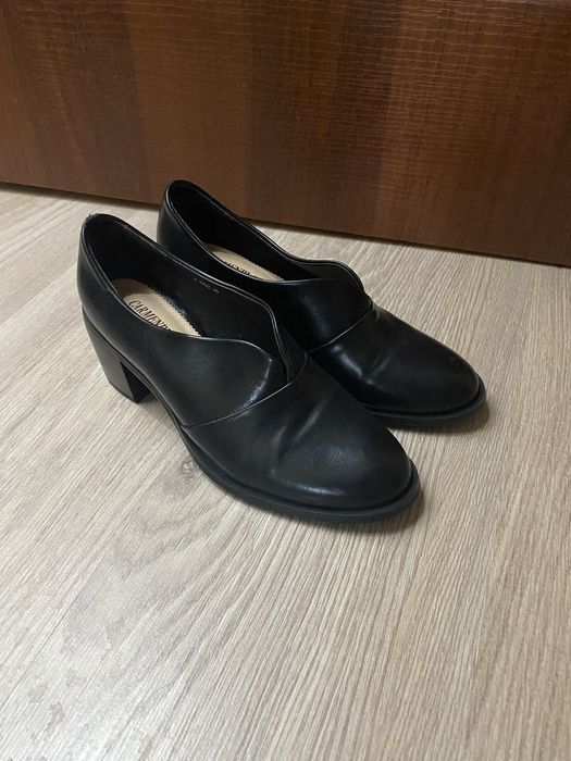 туфли кожанные черные