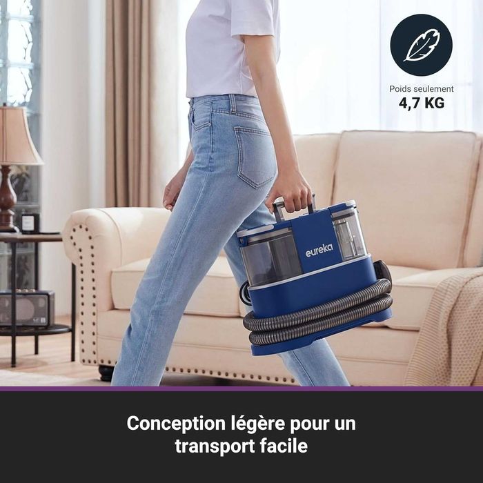 Перяща прахосмукачка Eureka NEY100 12500Pa 1.5L 400W диван килим кола