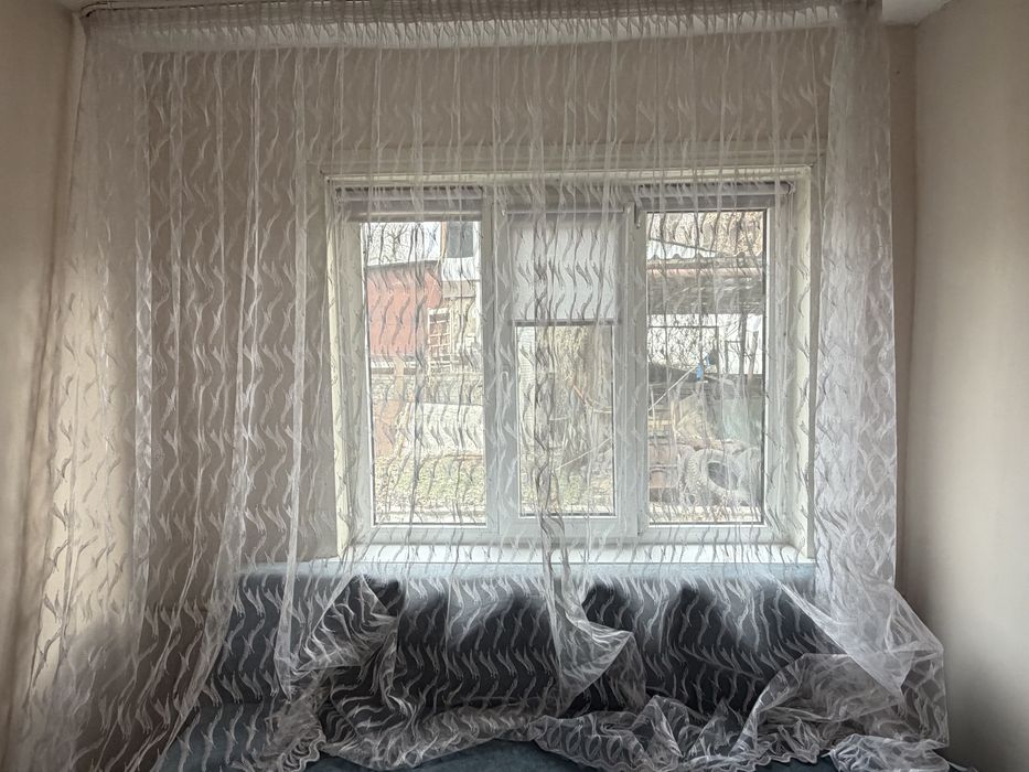 Шторы высота 2,4 с гардинами