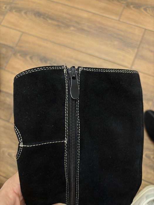 Демисезонные кожаные сапоги Gotti