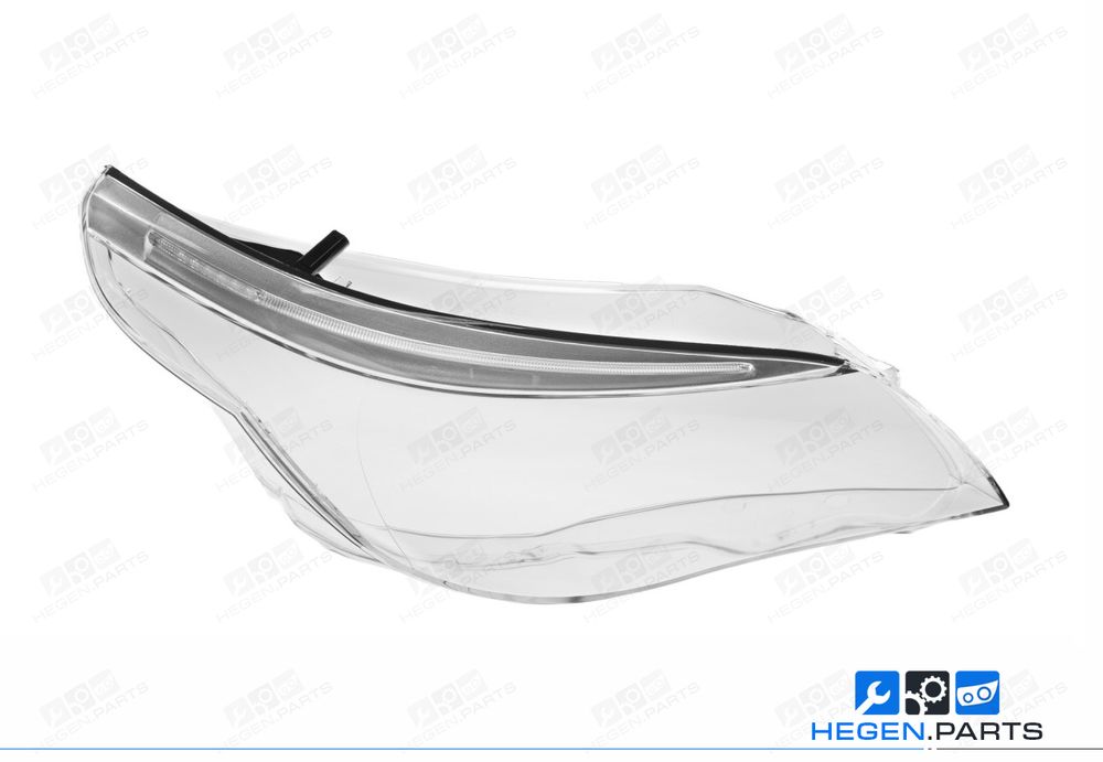 Стъкла за фарове BMW 5 серия E60 + LED вежда Е60 капаци корпус стъкло