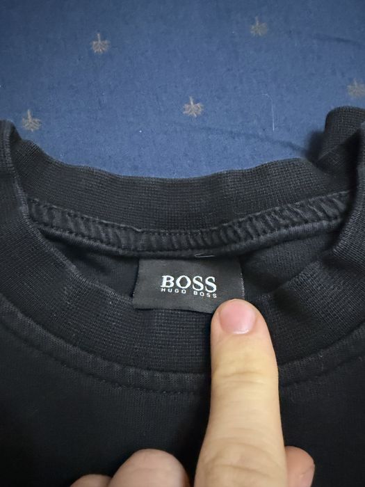 AUTENTIC Hugo Boss Bluză/Pulover Logo Bărbați/Unisex | Mărime XL/L
