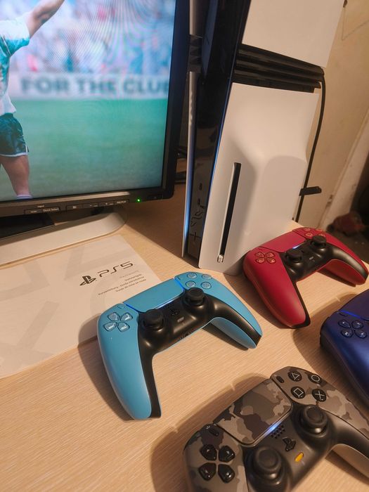 С ГАРАНЦИЯ 1Г Sony PlayStation 5 PRO PS5 с 2TB SSD диск Профилактиран White Бял Плейстейшън 5 Про PS5 Конзола Игра ПС5 Плейстейшан без дрифтове