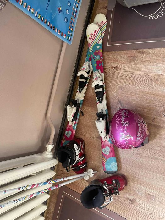 Детски Ски, обувки и каска
