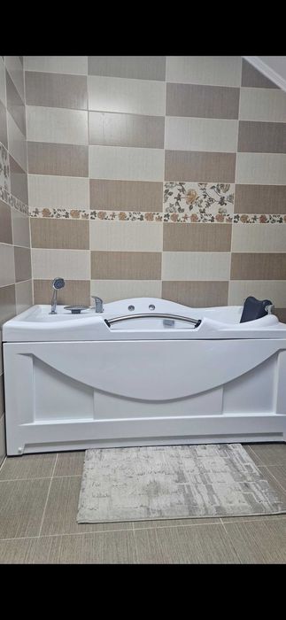 Cadă baie cu hidromasaj rectangulară